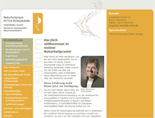 Tablet Screenshot of naturheilpraxis-bergmann.info